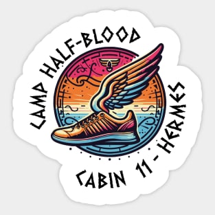 Cabin 11 -Hermes greek mythology Sticker